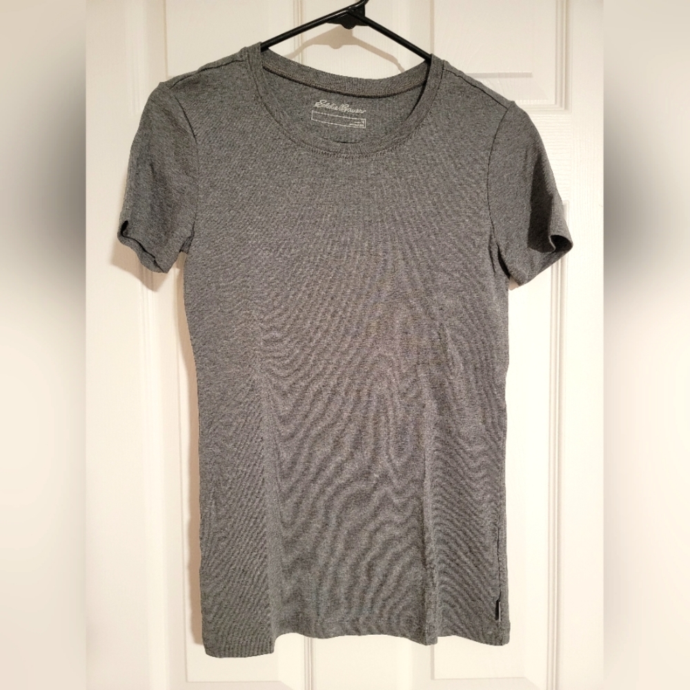 Eddie Bauer Women's Short-Sleeve Crew T-Shirt - Grey